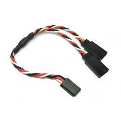 ETRONIX 15CM 22AWG FUTABA TWISTED Y EXTENSION WIRE